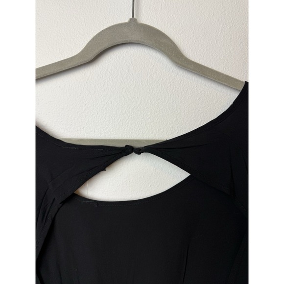 Torrid Women's Black Mini Challis Skater Dress Size 5 Knee Length - Picture 8 of 10